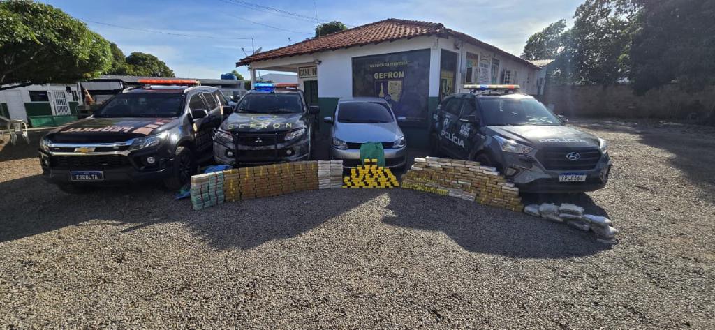 Forças de segurança apreendem 261 tabletes e geram prejuízo de 4,8 milhões ao crime - 